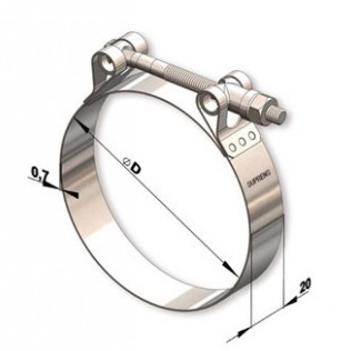 Abraçadeira TUCHO Aço Inox – TIC96108